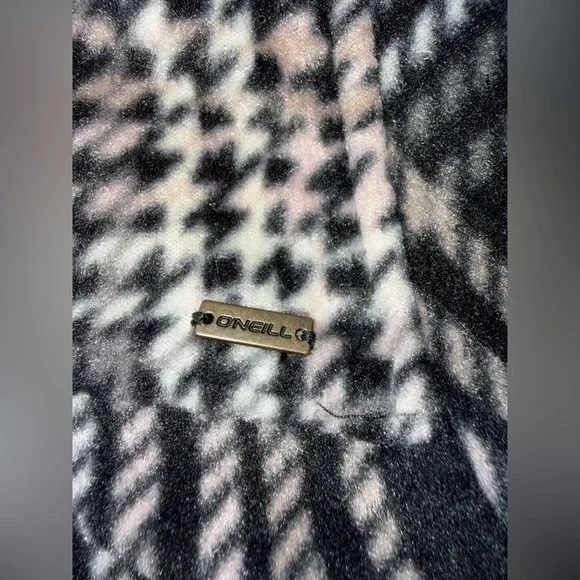 O’Neill Fleece Jacket/Flannel Print, size XS - Picture 3 of 4
